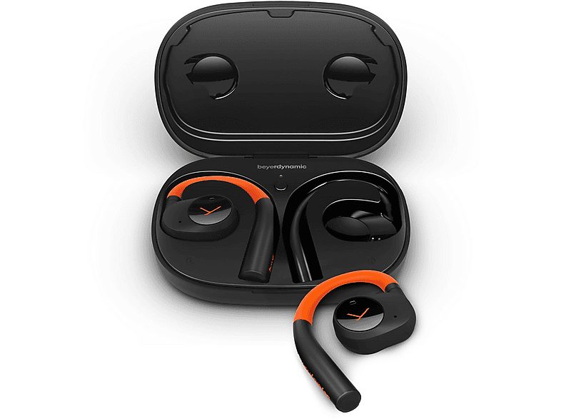 Auriculares conducción de aire  - VERIO 200 BEYERDYNAMIC, Control remoto, Bluetooth, Negro/Naranja