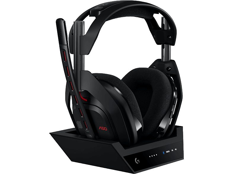 Auriculares gaming - Logitech G ASTRO A50 Gen 5 + Estación base PlaySync Audio, Inalámbrico, Micrófono 48kHz, PC-PS-Nintendo-Xbox, Lightspeed, Negro