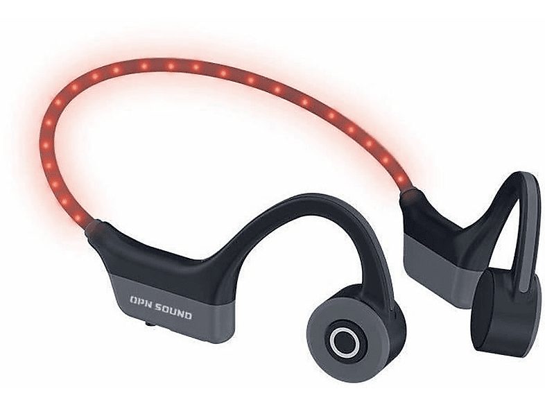 Auriculares por conducción ósea  - 6318 OPNSOUND, Banda para el cuello, Bluetooth, Negro