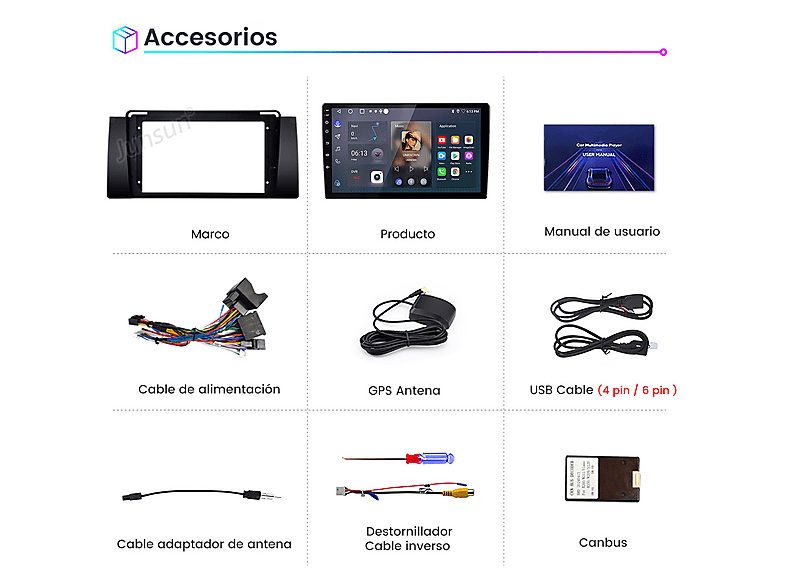 1:autorradio-2-din-para-bmw-e39-x5-e53-carplay-android-auto-64gb-junsun-9-2usb-black-1.jpg|2:autorradio-2-din-para-bmw-e39-x5-e53-carplay-android-auto-64gb-junsun-9-2usb-black-2.jpg|3:autorradio-2-din-para-bmw-e39-x5-e53-carplay-android-auto-64gb-junsun-9