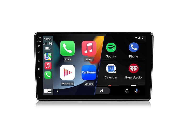 Autorradio  - 2 DIN para Citroen Berlingo 2 B9 2008-2019 Carplay Android Auto 6+128GB Octa-Core JUNSUN, 9 "", 2*USB, black