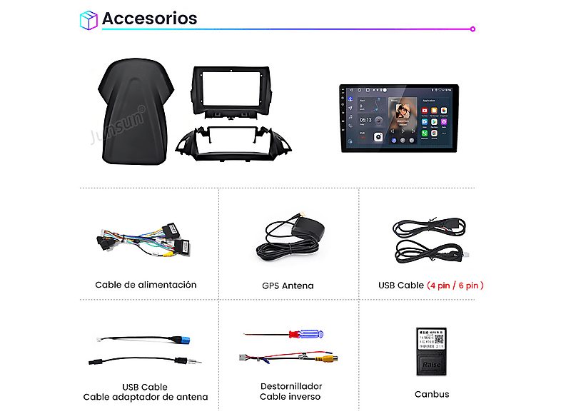1:autorradio-2-din-para-ford-escape-2013-2016-carplay-android-auto-64gb-junsun-9-2usb-black-1.jpg|2:autorradio-2-din-para-ford-escape-2013-2016-carplay-android-auto-64gb-junsun-9-2usb-black-2.jpg|3:autorradio-2-din-para-ford-escape-2013-2016-carplay-andro