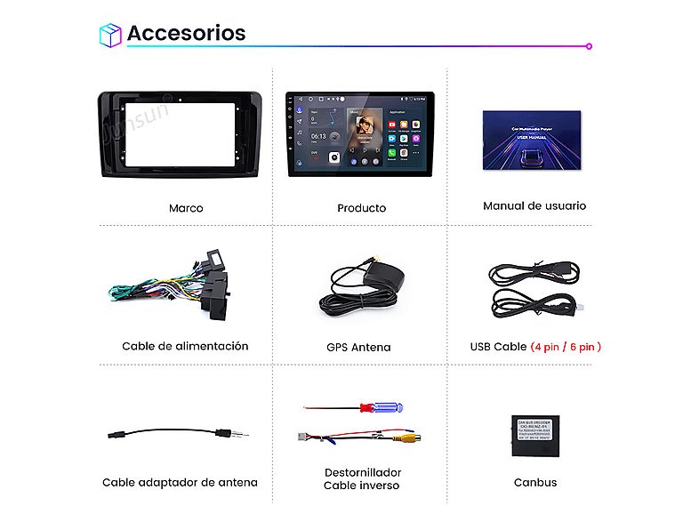 1:autorradio-2-din-para-mercedes-benz-w164-x164-2005-2012-carplay-android-auto-64gb-junsun-9-2usb-black-1.jpg|2:autorradio-2-din-para-mercedes-benz-w164-x164-2005-2012-carplay-android-auto-64gb-junsun-9-2usb-black-2.jpg|3:autorradio-2-din-para-mercedes-be