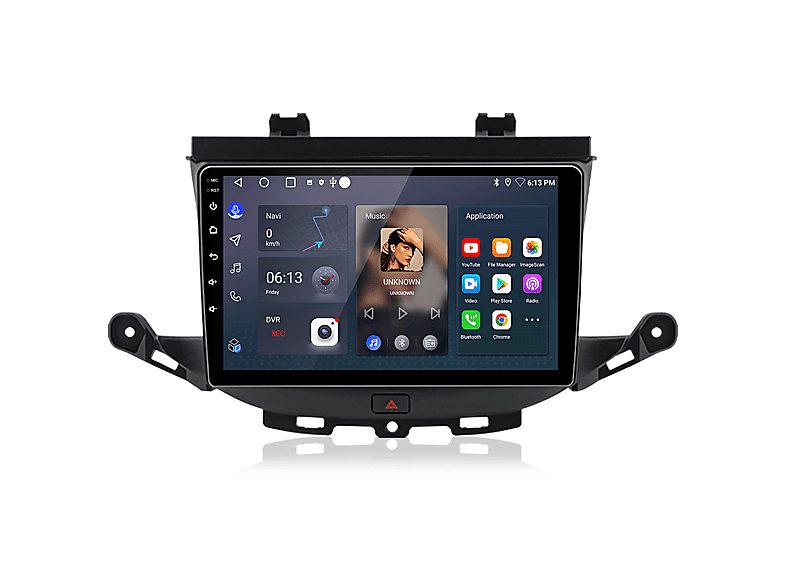 Autorradio  - 2 DIN para Opel Astra K 2015-2019 Carplay Android Auto 64GB JUNSUN, 9 "", 2*USB, black