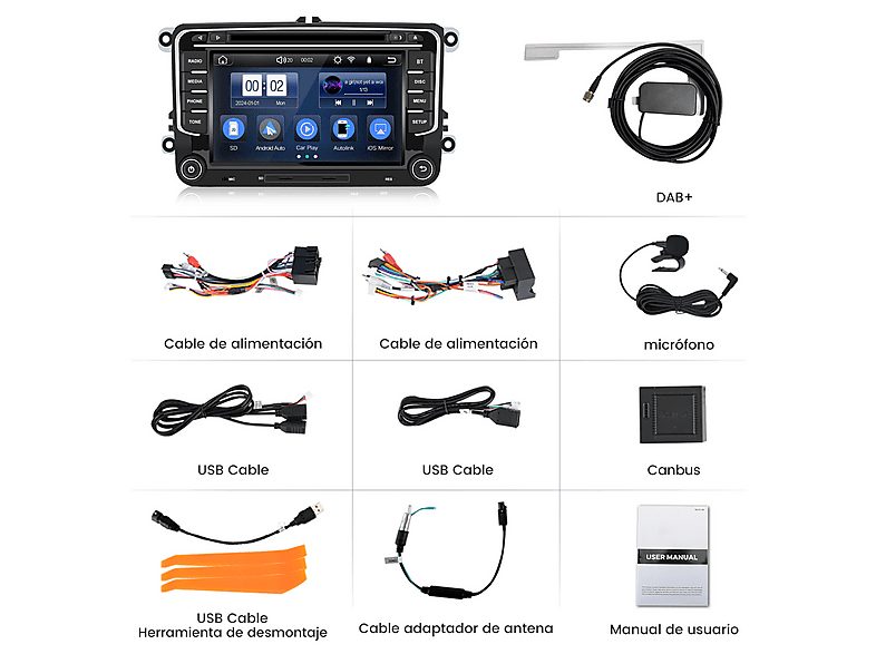 1:autorradio-2-din-para-vw-tourantiguangolf-5-6passat-carplay-android-auto-cd-dvd-junsun-7-2usb-black-1.jpg|2:autorradio-2-din-para-vw-tourantiguangolf-5-6passat-carplay-android-auto-cd-dvd-junsun-7-2usb-black-2.jpg|3:autorradio-2-din-para-vw-tourantiguan