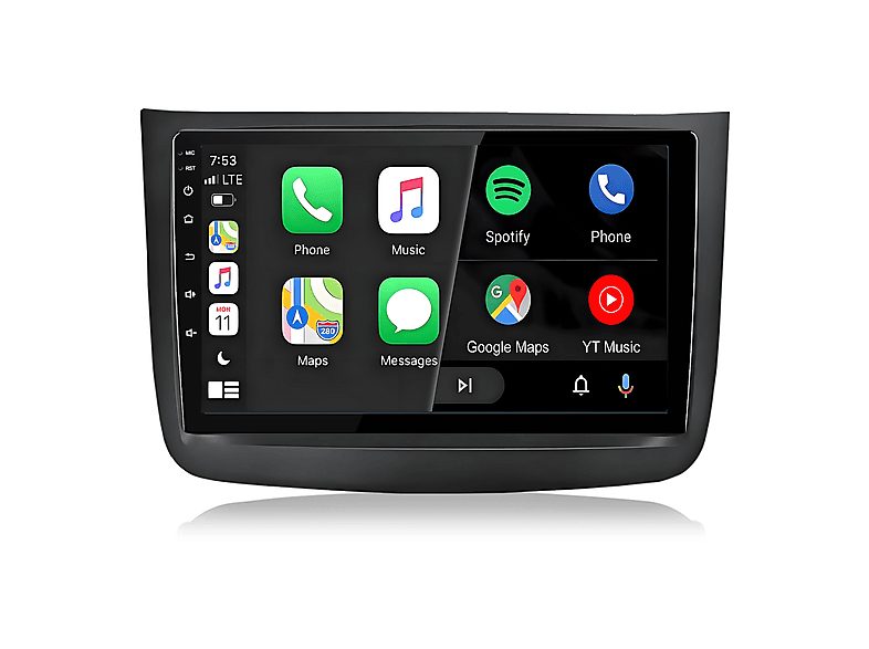 Autorradio  - Benz Viano Vito 2010-2015 64GB CARPLAY SMORGR, 10 "", 2*USB, Black