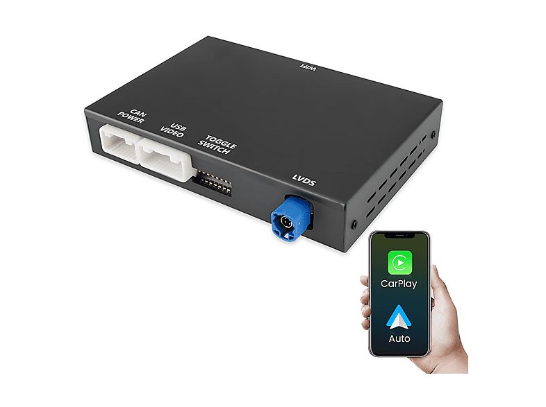 Autorradio  - Carplay Android auto Para Audi MMI3G A6 A6L A7 CESTOVET, 0 "", 2*USB, Black