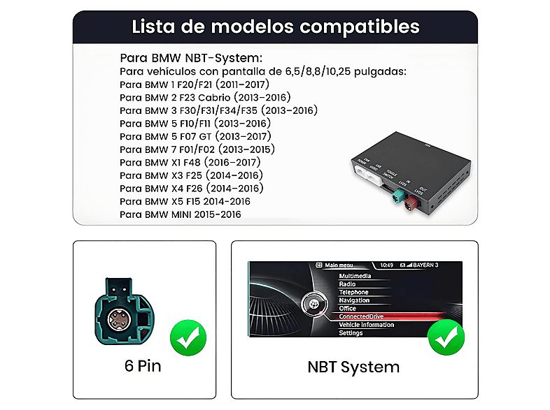 1:autorradio-carplay-para-bmw-nbt-sistema-mini-x1-x3-x4-x5-f10-f15-f20-f21-f23-f25-f26-f30-f48-cestovet-0-2usb-black-1.jpg|2:autorradio-carplay-para-bmw-nbt-sistema-mini-x1-x3-x4-x5-f10-f15-f20-f21-f23-f25-f26-f30-f48-cestovet-0-2usb-black-2.jpg|3:autorra