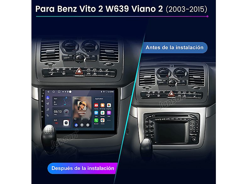 1:autorradio-para-benz-vito-viano-w639-2003-2015-carplay-android-auto-64gb-junsun-101-2usb-black-1.jpg|2:autorradio-para-benz-vito-viano-w639-2003-2015-carplay-android-auto-64gb-junsun-101-2usb-black-2.jpg|3:autorradio-para-benz-vito-viano-w639-2003-2015-
