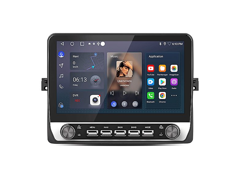 Autorradio  - Para BMW E46 (1998-2006) Carplay Android Auto 64GB JUNSUN, 10,1 "", 2*USB, black/plata