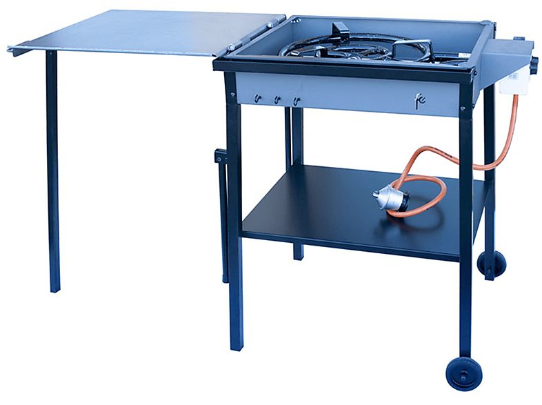 Barbacoa a gas - FLORES CORTÉS 33702, Gris Antracita