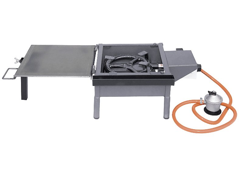 Barbacoa a gas - FLORES CORTÉS 33721, Gris Antracita