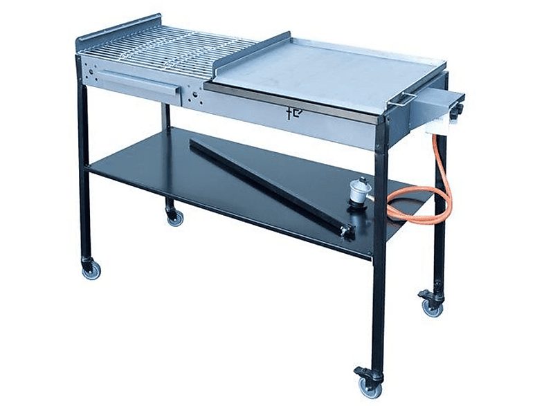 Barbacoa a gas - FLORES CORTÉS 33729, Gris Antracita