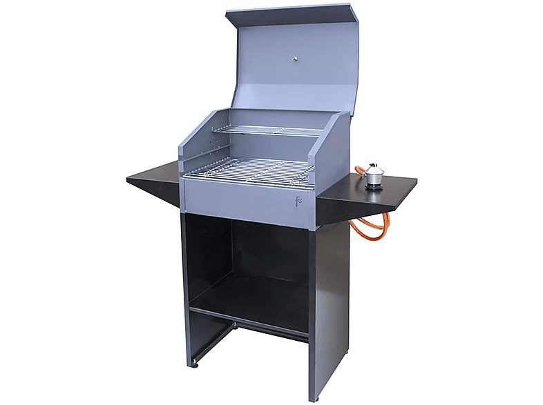 Barbacoa a gas - FLORES CORTÉS 33737 - 615 x 410 x1.120 mms, Gris Antracita