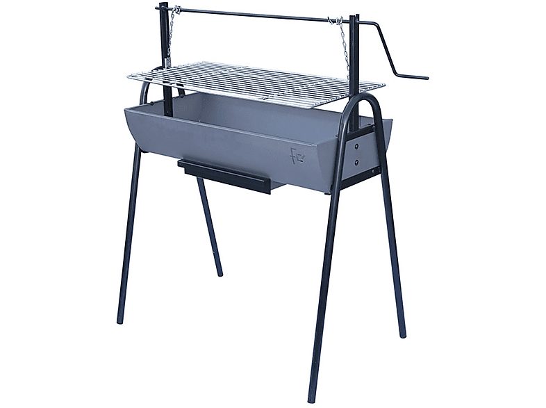 Barbacoa de carbón - FLORES CORTÉS 33226, Gris Antracita