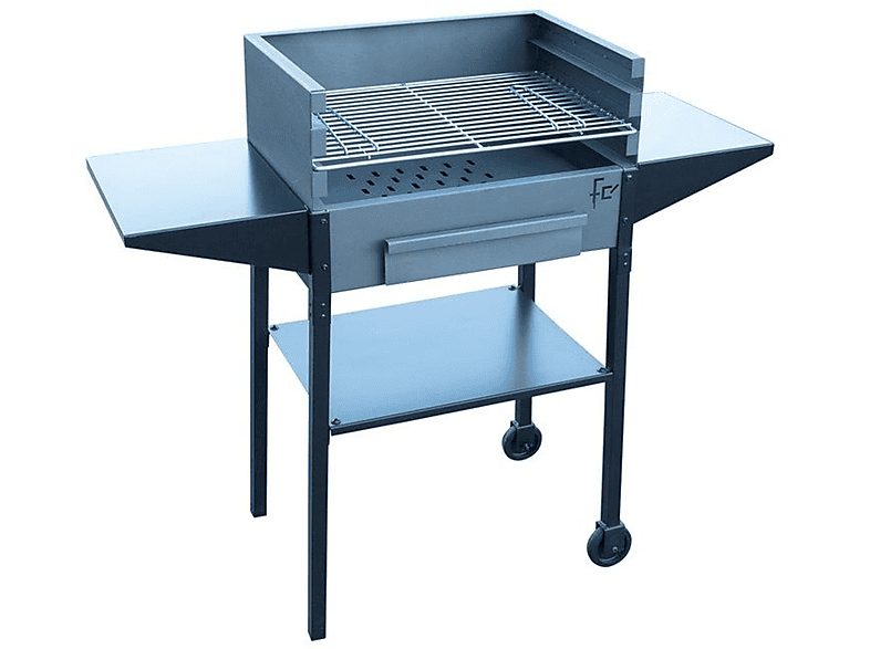 Barbacoa de carbón - FLORES CORTÉS 33710 - 800 x 400 x 1050 mm, Gris Antracita