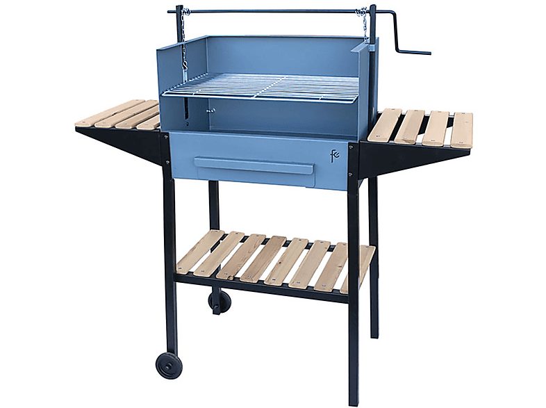 Barbacoa de carbón - FLORES CORTÉS 33740, Gris Antracita