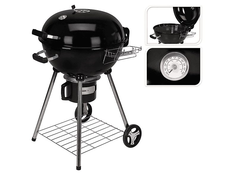 Barbacoa de carbón - PROGARDEN 8719987438059, Negro