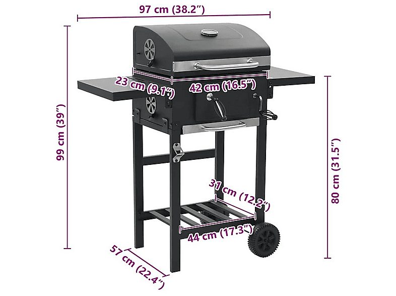 1:barbacoa-de-carbon-vidaxl-8718475616900-mesas-plegables-elegancia-y-durabilidad-dos-ruedas-resistentes-negro-1.jpg|2:barbacoa-de-carbon-vidaxl-8718475616900-mesas-plegables-elegancia-y-durabilidad-dos-ruedas-resistentes-negro-2.jpg|3:barbacoa-de-carbon-