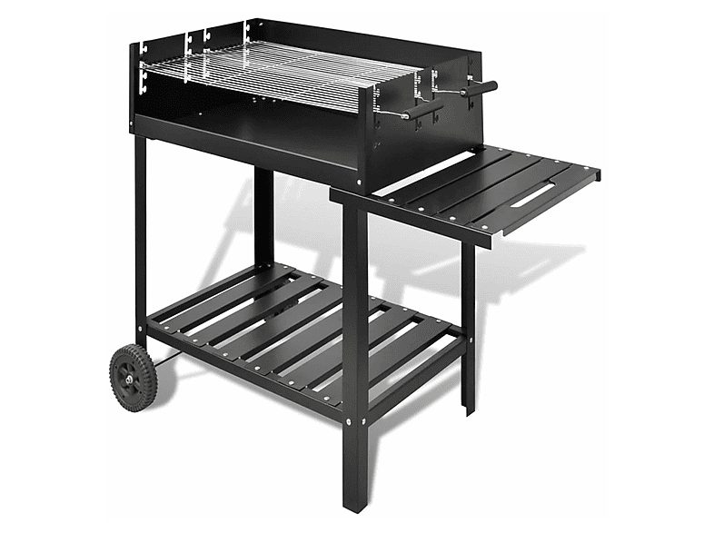 Barbacoa de carbón - VIDAXL 8718475849728, Negro