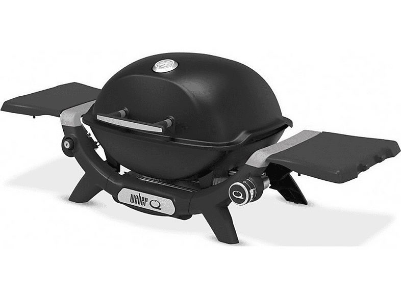 Barbacoa de gas - WEBER Q1200N, Negro