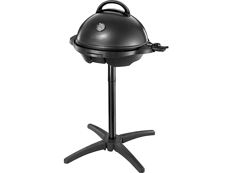 Barbacoa eléctrica - GEORGE FOREMAN Int./Ext. 22460-56, 2400 W, Negro