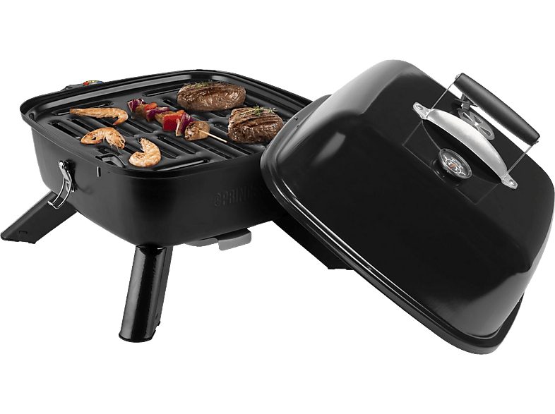 Barbacoa eléctrica - PRINCESS 8713016097514, 2000 W, Negro