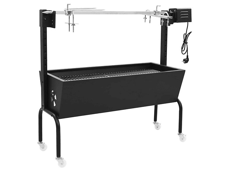 Barbacoa eléctrica - VIDAXL 8719883829586, 15 W, Negro