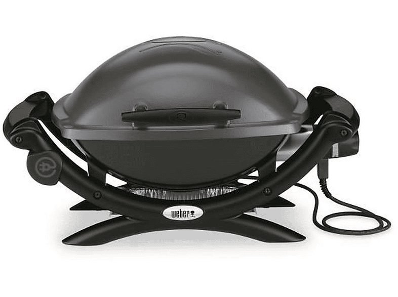 Barbacoa Eléctrica - WEBER Q1400 Antracita, 2200 W, Gris