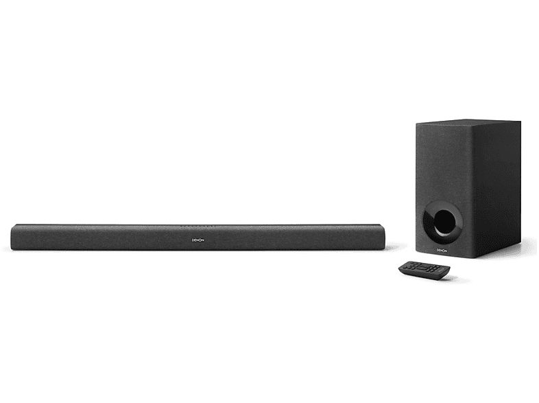 Barra de sonido con subwoofer - DENON DHTS-416, 1Watt, 1 canales, Bluetooth, Negro