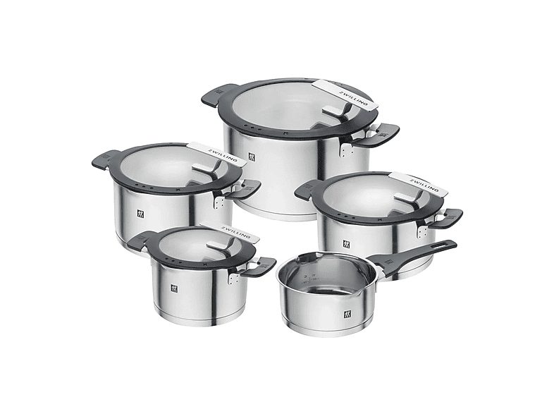 Batería de cocina - ZWILLING 66870-005-0, 6 l, Stainless steel, Plata