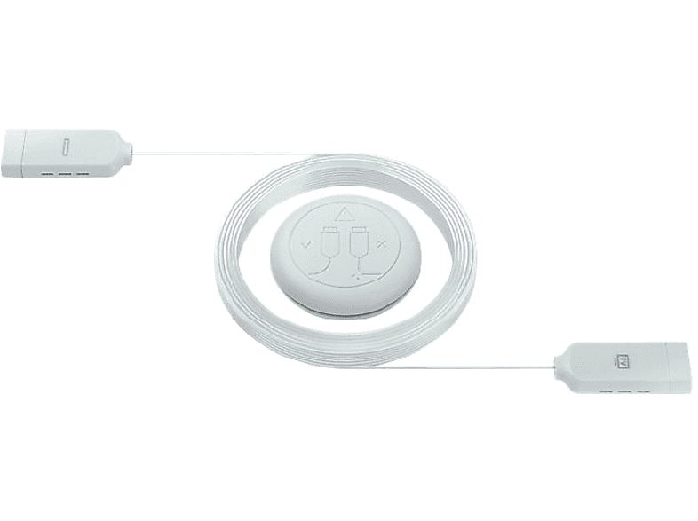 Cable adaptador de vídeo - Samsung VG-SOCM15, 15 metros, Blanco