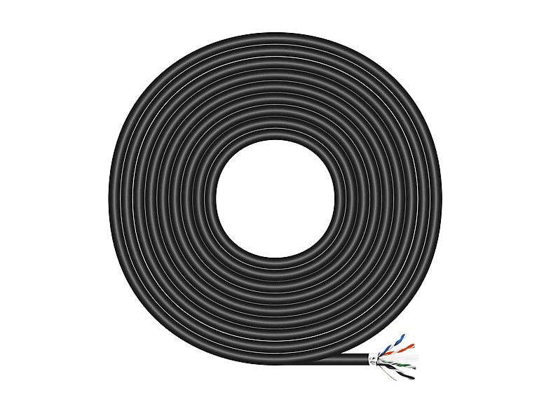 Cable de red - AISENS A135-0674, Cat-6, , Negro