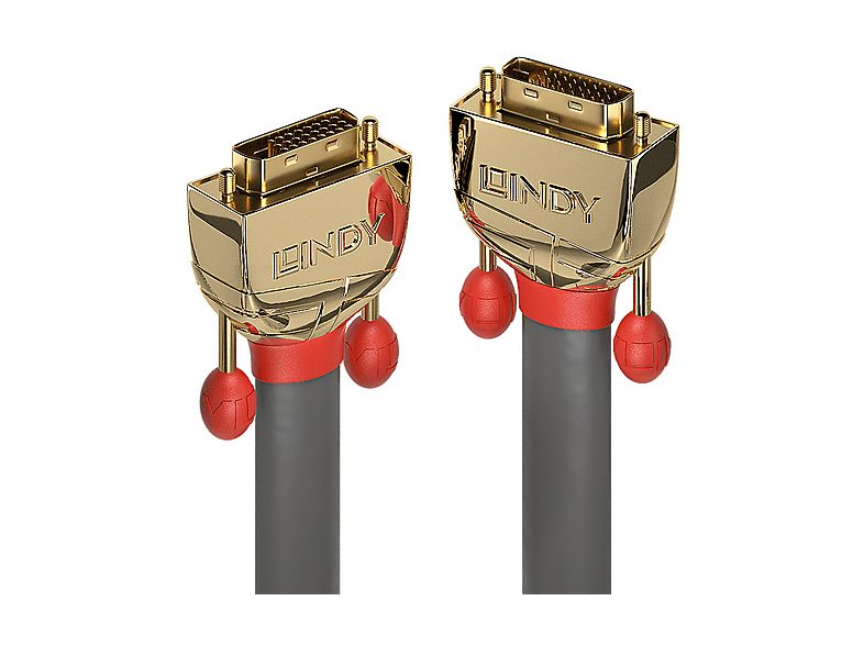 Cable DVI - LINDY 36208, Gris