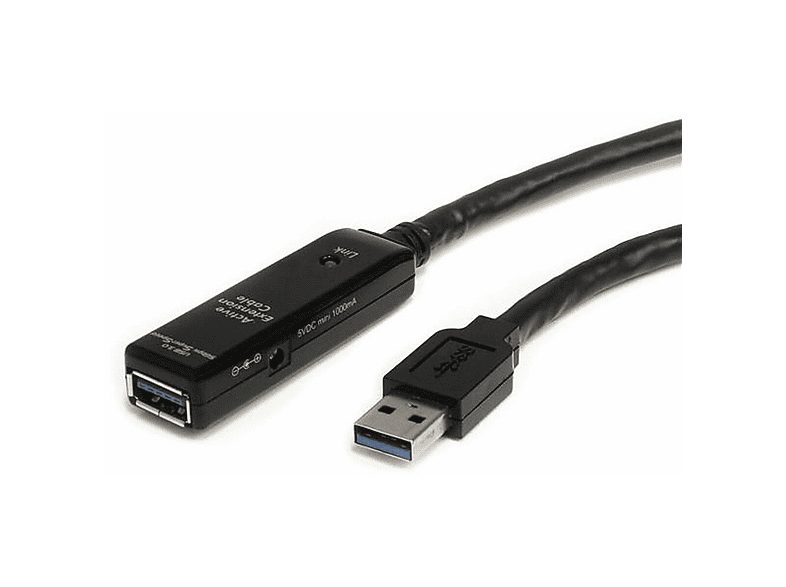 Cable USB - STARTECH USB3AAEXT10M, USB 3.2, Negro