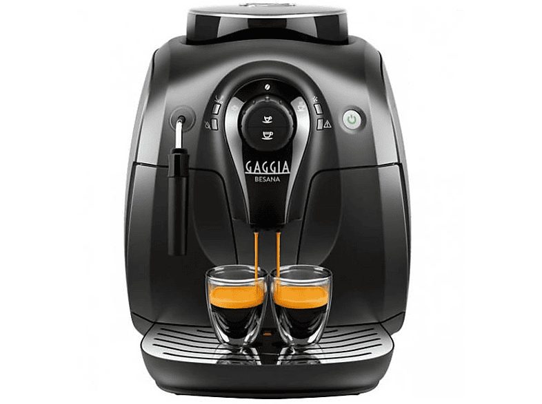 Cafetera automática - GAGGIA Besana, 15 bar, 1400 W, 2 tazas, Negro
