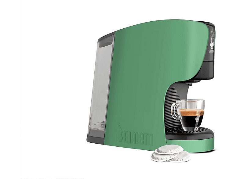 Cafetera de cápsulas - BIALETTI 098150532, 15 bar, 1450 W, Verde