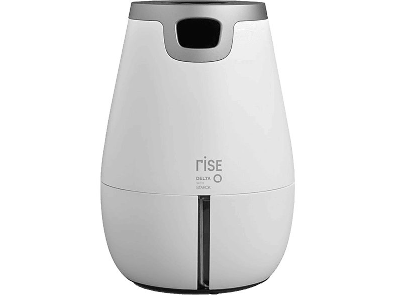 Cafetera de cápsulas - Delta Q Rise con Starck, 19 bar, 1 l, 1250 W, Blanco