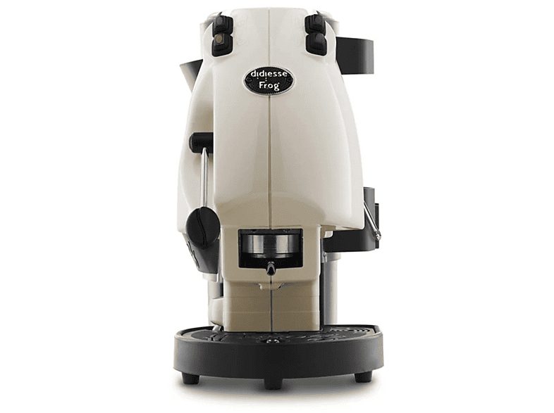 Cafetera de cápsulas - DIDIESSE Frog Revolution, 15 bar, 650 W, Negro, Marfil