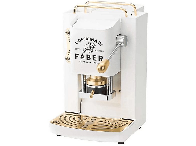 Cafetera de cápsulas - FABER PROWHITEBASOTT, 15 bar, 500 W, Blanco