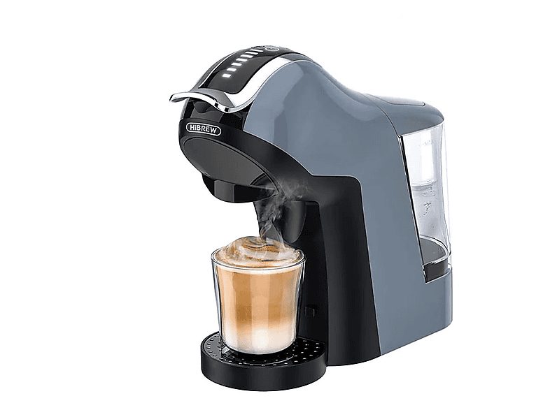 Cafetera de cápsulas - HIBREW H17, 20 bar, 1400 W, gris