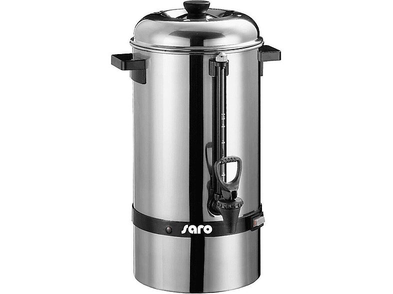 Cafetera de goteo - SARO 317-1000, 1500 W, 6,75 l, 40 tazas, Negro