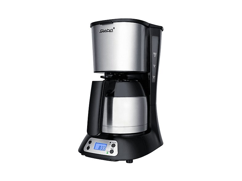 Cafetera de goteo - STEBA KM F3 THERMO, 900 W, 1 l, 8 tazas, Inox
