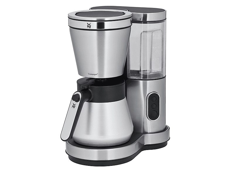 Cafetera de goteo - WMF Lono 0412310011, 800 W, 1 l, 8 tazas, Negro, Plata