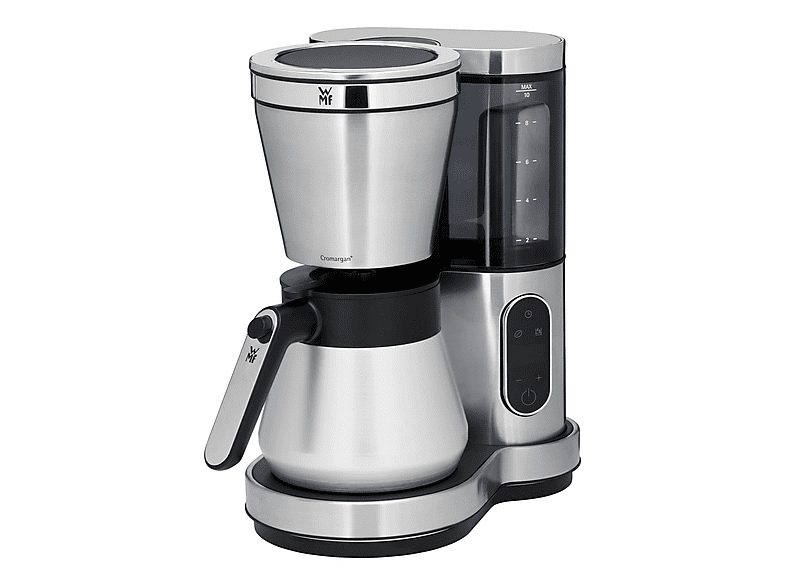 Cafetera de goteo - WMF Lumero 61.3020.1005, 800 W, 1 l, 8 tazas, Negro, Plata
