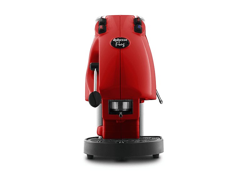 Cafetera espresso - DIDIESSE Frog Revolution Vapor Full Red Coffee Machine Pods 44mm LSC, 15 bar, 1850 W, 1 tazas, Multicolor