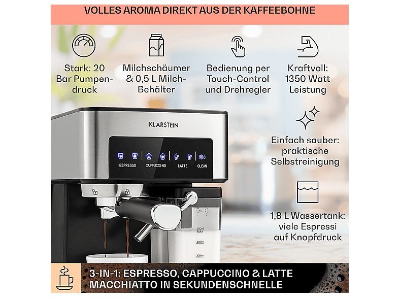 1:cafetera-espresso-klarstein-arabica-comfort-espressomaschine-1350-w-plata-metalica-1.jpg|2:cafetera-espresso-klarstein-arabica-comfort-espressomaschine-1350-w-plata-metalica-2.jpg|3:cafetera-espresso-klarstein-arabica-comfort-espressomaschine-1350-w-pla