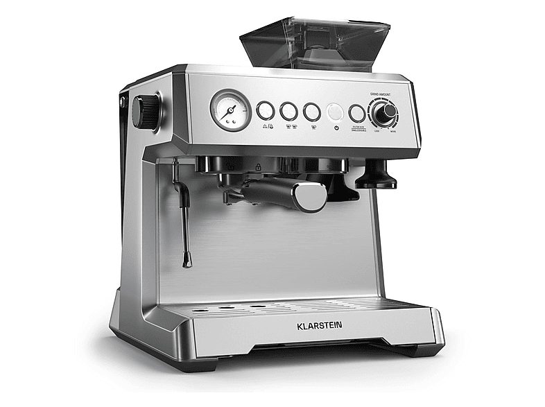 Cafetera espresso - KLARSTEIN GrandPresso, , 1350 W, Acero Inoxidable
