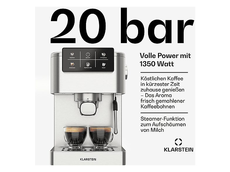 1:cafetera-espresso-klarstein-steelpresso-1350-w-acero-inoxidable-1.jpg|2:cafetera-espresso-klarstein-steelpresso-1350-w-acero-inoxidable-2.jpg|3:cafetera-espresso-klarstein-steelpresso-1350-w-acero-inoxidable-3.jpg|4:cafetera-espresso-klarstein-steelpres