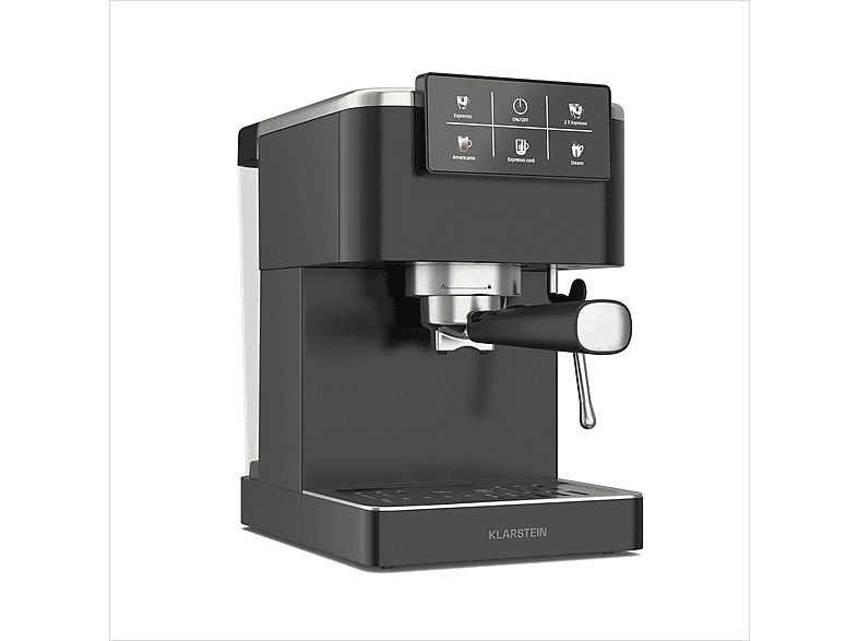 Cafetera expreso - KLARSTEIN SteelPresso, , 1350 W, Negro